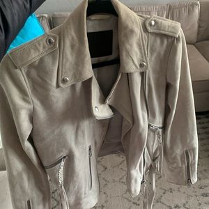 All Saints Balfern Suede Jacket Size 4